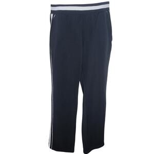 Athletic Works Black Joggers  White Stripes and Pockets Women's Size Small Pants